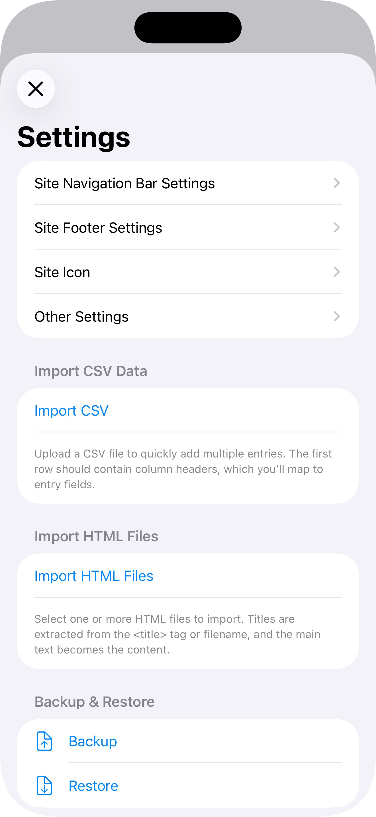 How to Import Existing Data photo