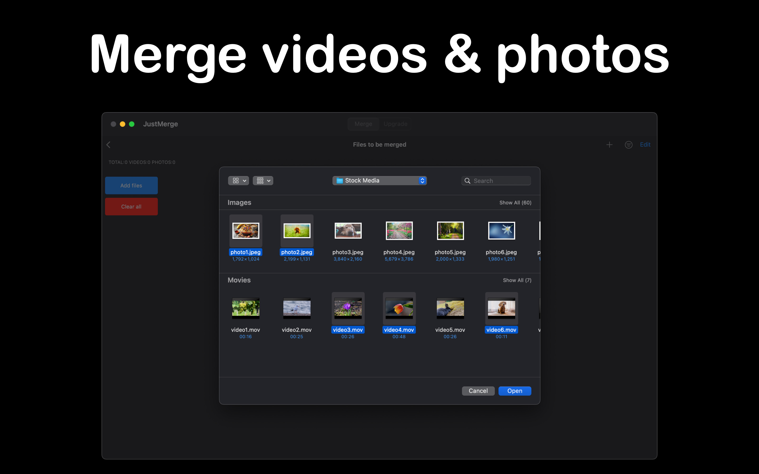 What is the JustMerge app?