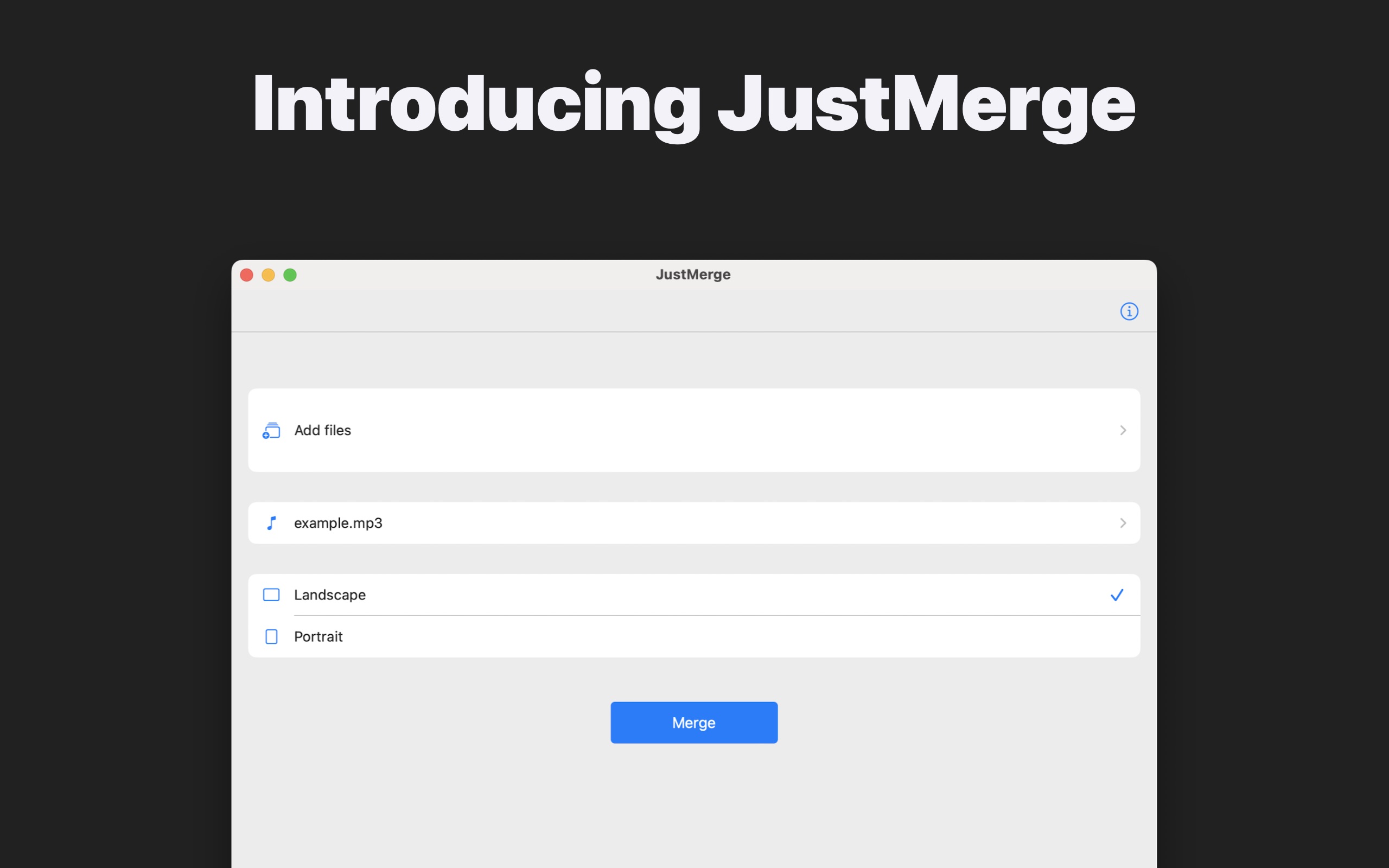 How to Use JustMerge on your iPhone, iPad and Mac