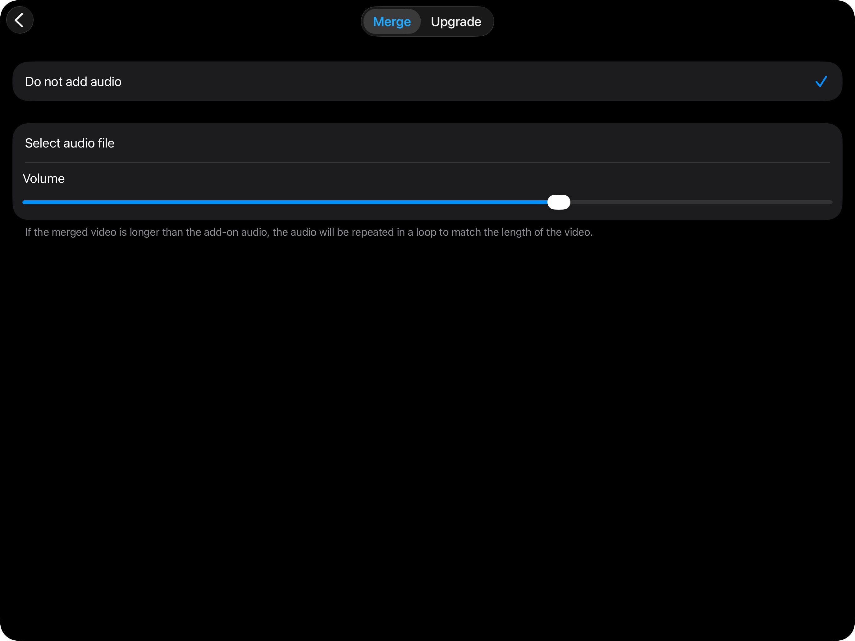 How to Add and Control Audio