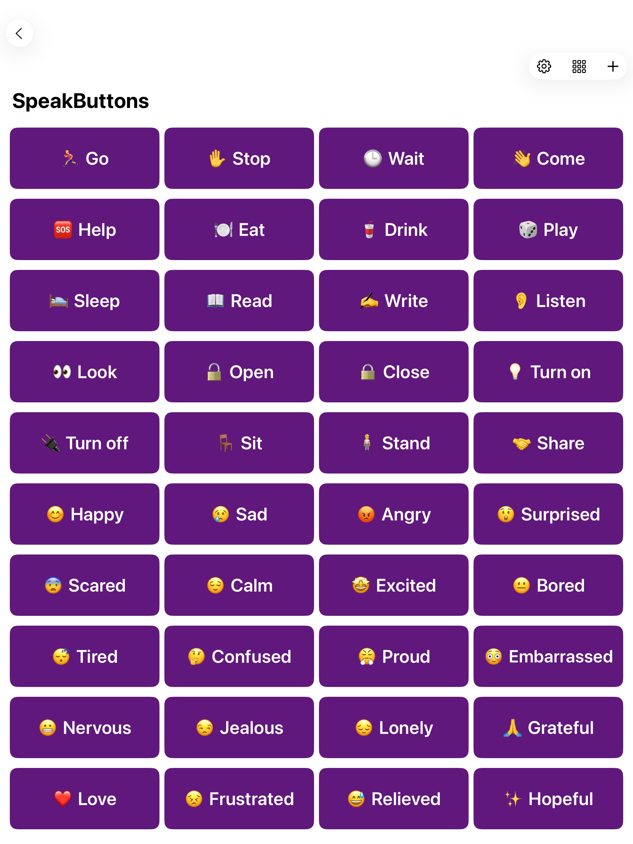 Button layout and display (iOS & macOS)